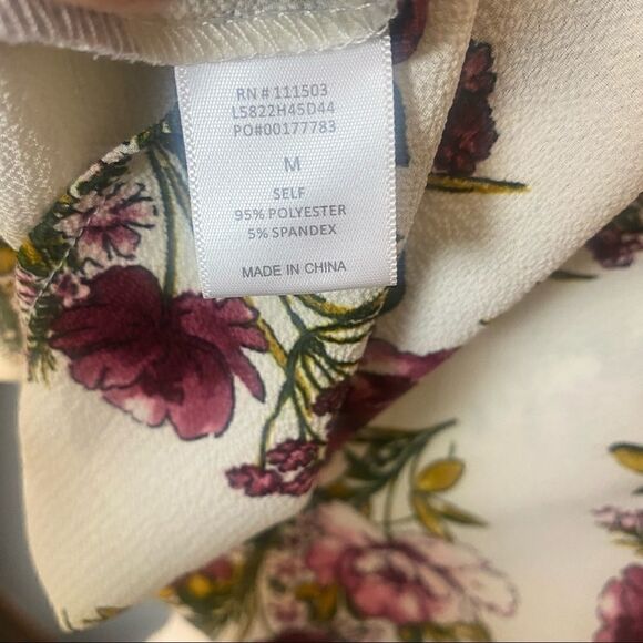 Charming Charlie floral wrap top - Picture 5 of 11